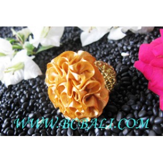 Polyster Fabric Rings Flower